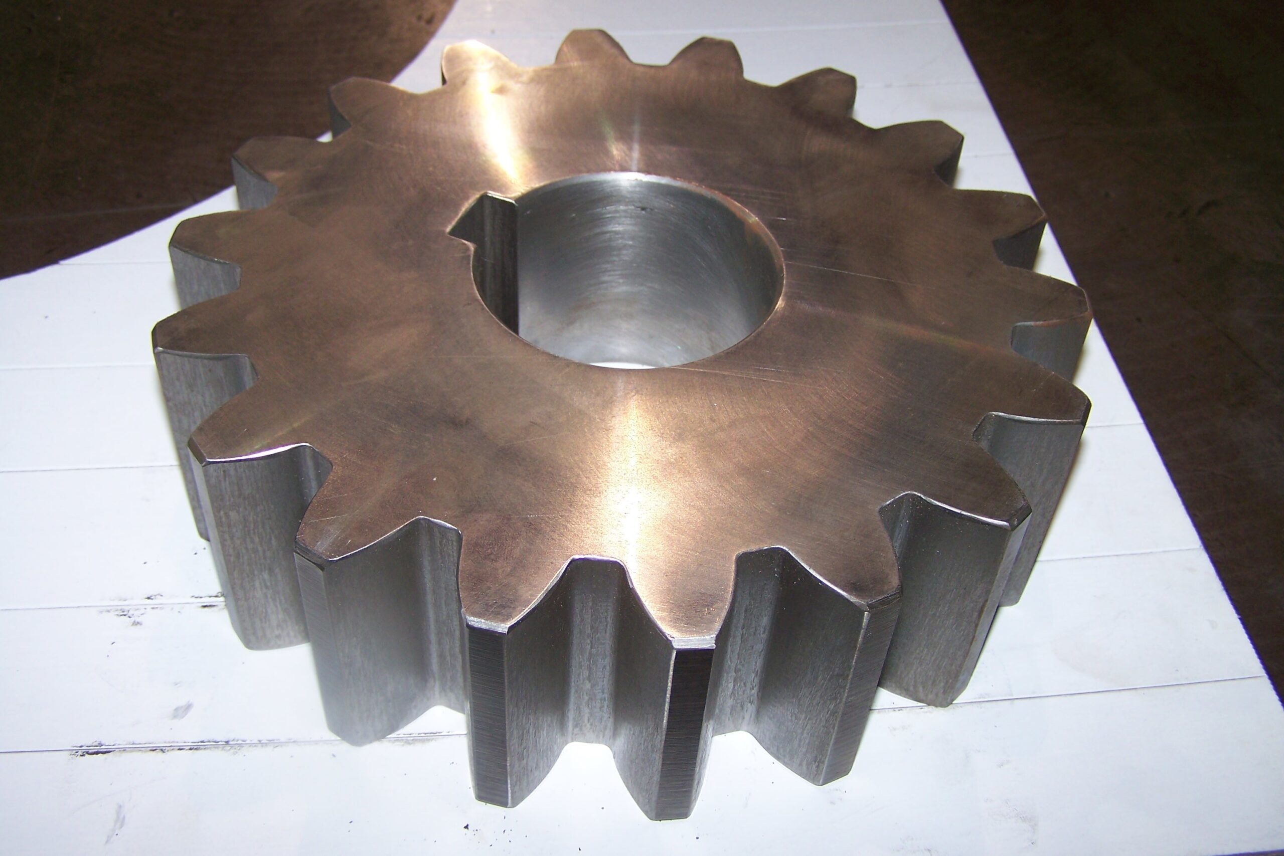 Custom Steel Mill Gear Cutting