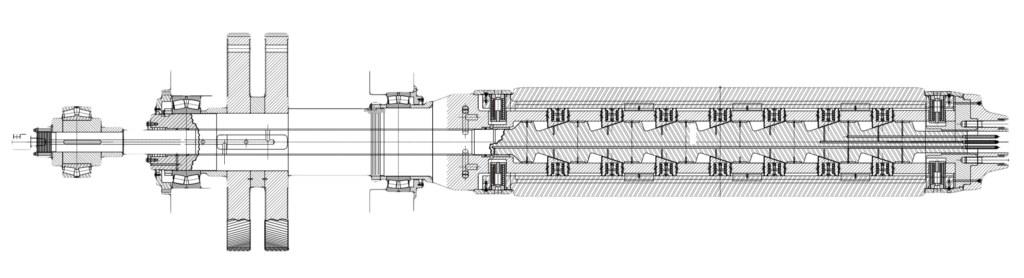 Hot Mill Mandrel Engineering Drawing